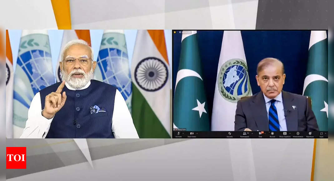 SCO summit: With Pakistan PM listening, PM Modi takes dig at 'countries ...