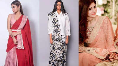 10 sari draping styles - Times of India