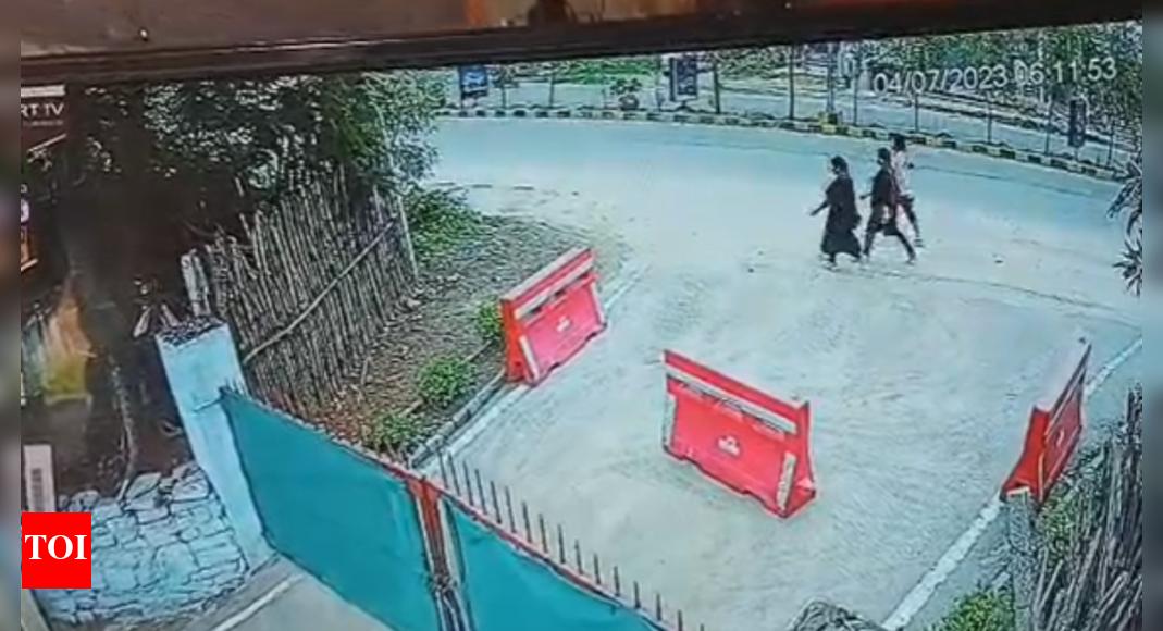 Hyderabad accident 2 women morning walkers mowed down on footpath by