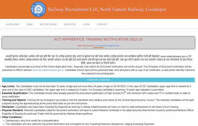 Railway Apprentice Recruitment 2023: Registration Begins For 1104 ...