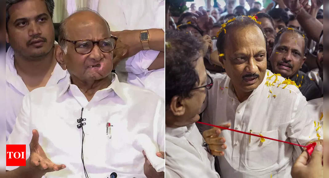 NCP Vs NCP: Sharad Pawar, Ajit Pawar Factions To Hold Rival Meetings ...