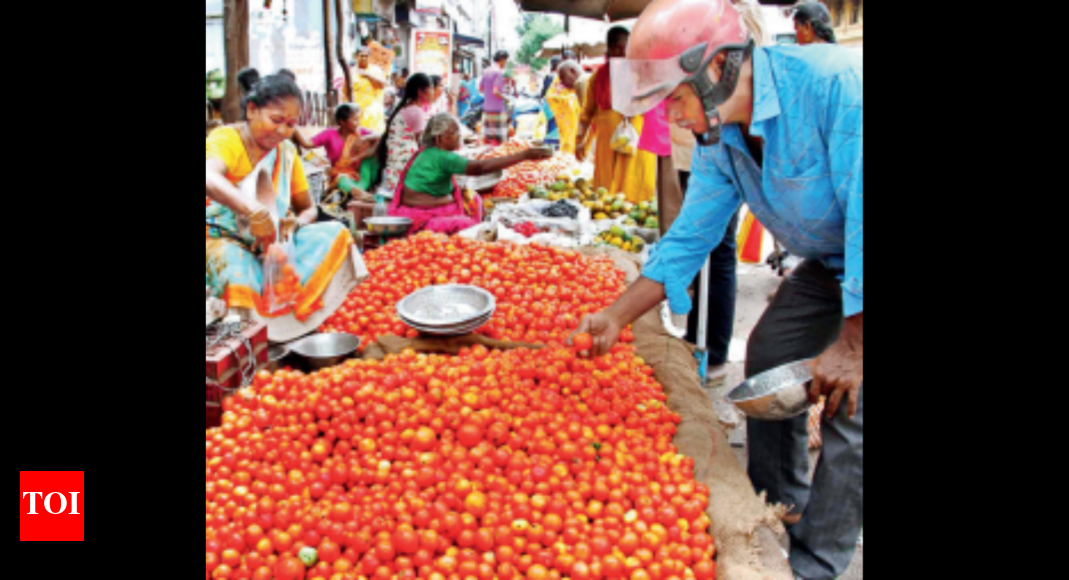 Madurai Vegetable Prices Peak As Supply Dips; Tomatoes Still At ₹100