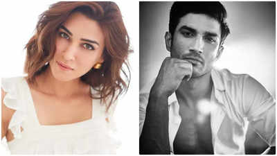 Fans find a connection between Kriti Sanon's production house Blue Butterfly Films and Sushant Singh Rajput's throwback post