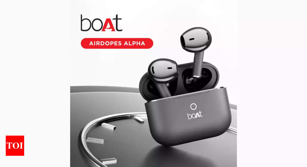 Airdopes Alpha: Boat Airdopes Alpha launched in India, priced at Rs 799 – Times of India