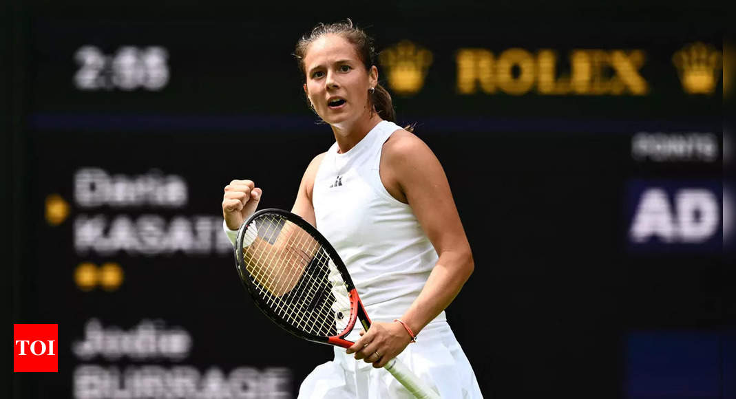 Daria Kasatkina speeds through to Wimbledon’s third round | Tennis News – Times of India
