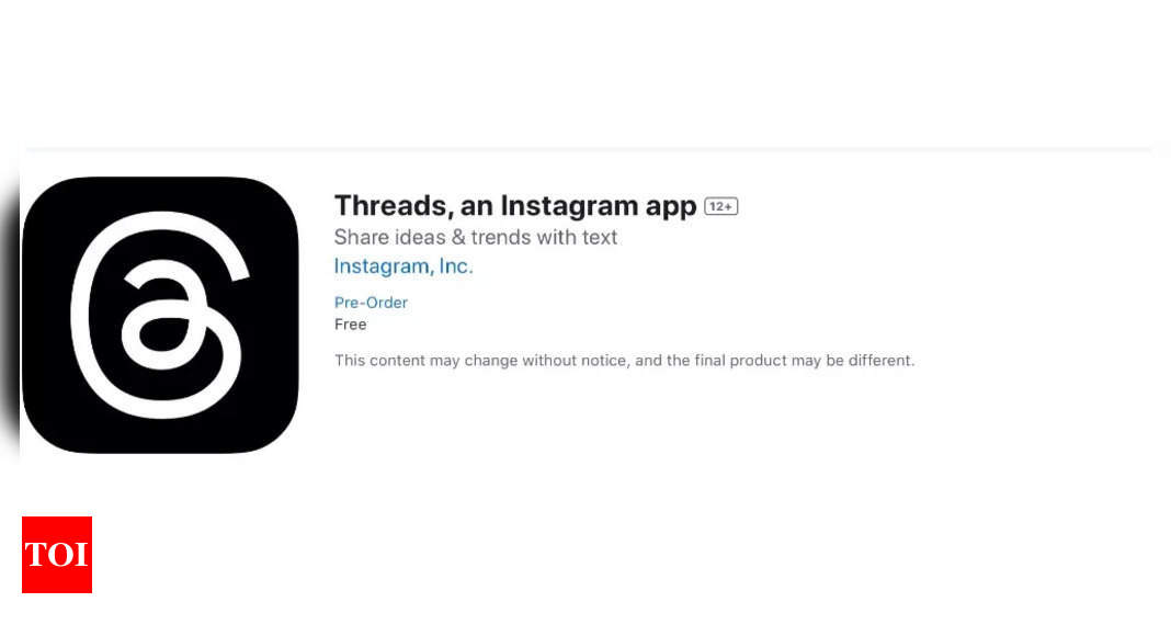 Meta: Meta’s Twitter rival APK file reveals key features about what it will offer, features and more – Times of India