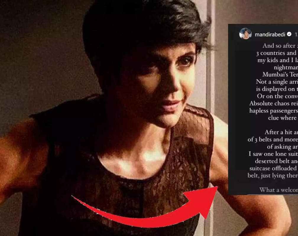 
Mandira Bedi narrates terrible experience at Mumbai airport, calls it a ‘nightmare’: 'Absolute chaos reigns, with the hapless passengers not having a clue where to go'
