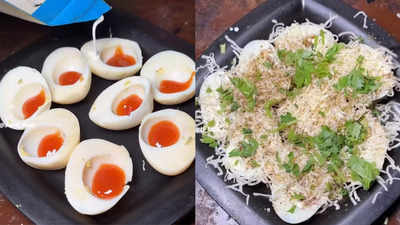 Egg Paani Puri: Bizarre food combo, netizens ask ‘Where is paani or puri?’
