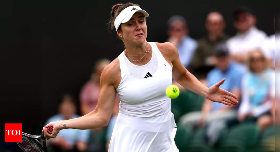 Wimbledon: Elina Svitolina knocks out Elise Mertens | Tennis News – Times of India