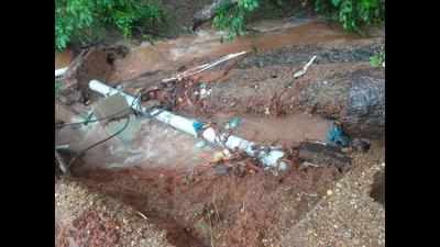 Pipeline damage restricts supply to Ponda areas