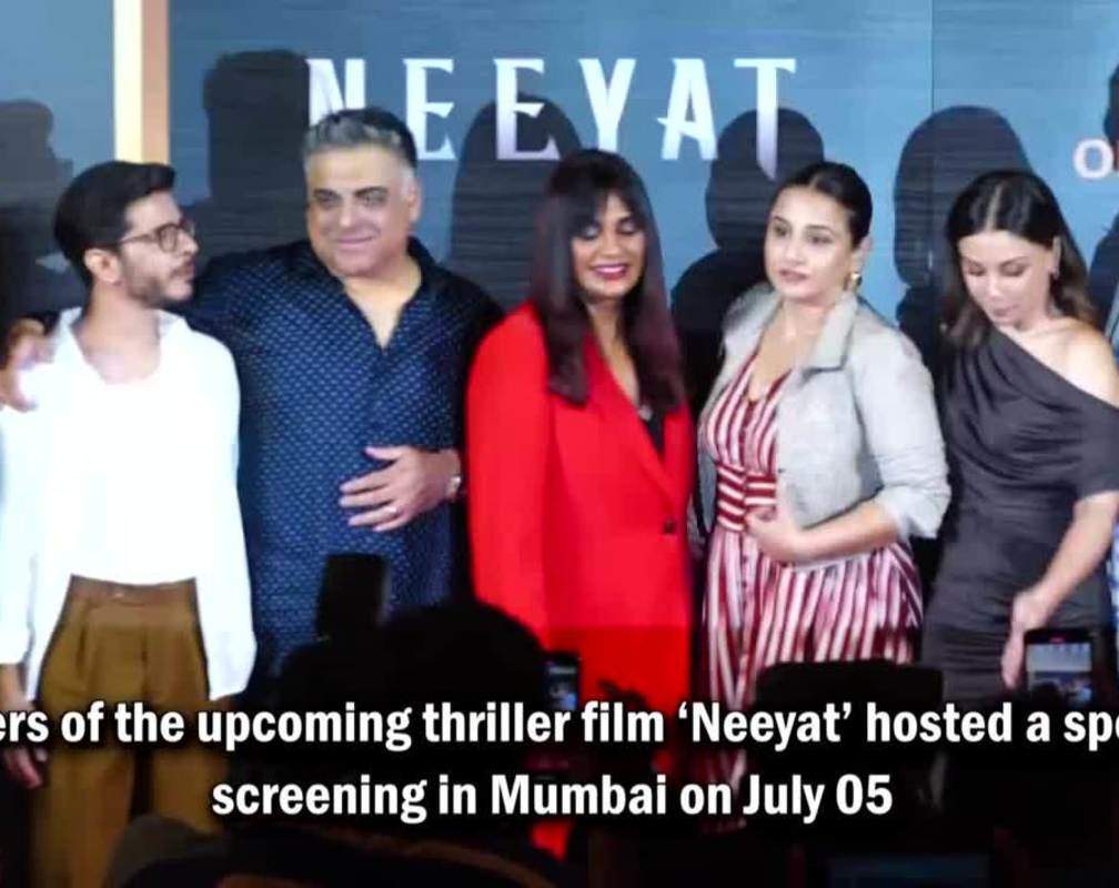 
Makers of upcoming thriller ‘Neeyat’ host special screening in Mumbai
