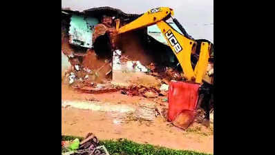 Shivpuri Dalit youths assault case: Accused family's houses demolished