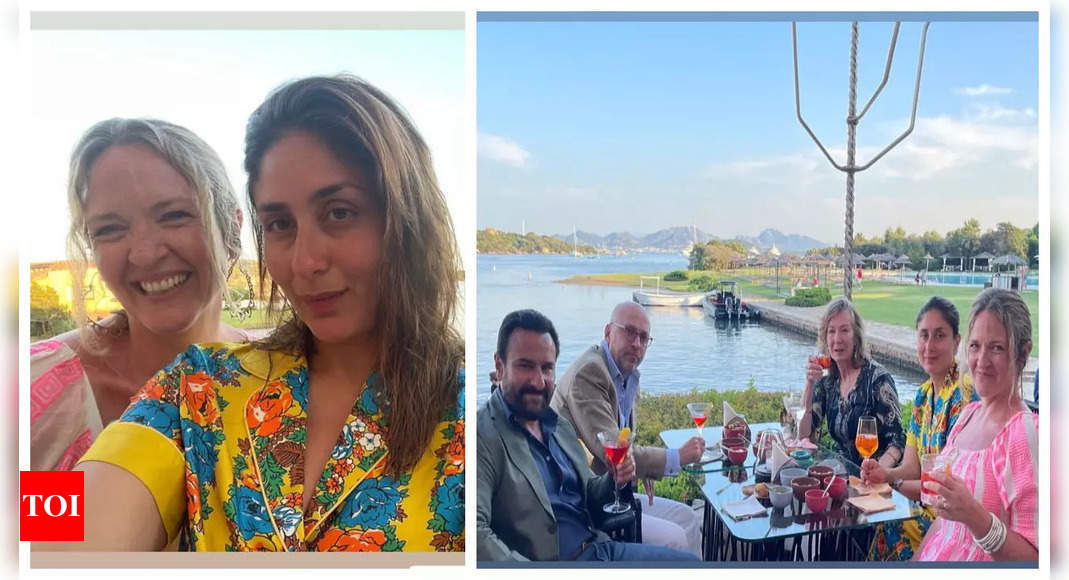 Kareena Kapoor e Saif Ali Khan posano per la macchina fotografica mentre vanno a pranzo con gli amici in Italia – GUARDA LE FOTO |  Film di notizie hindi