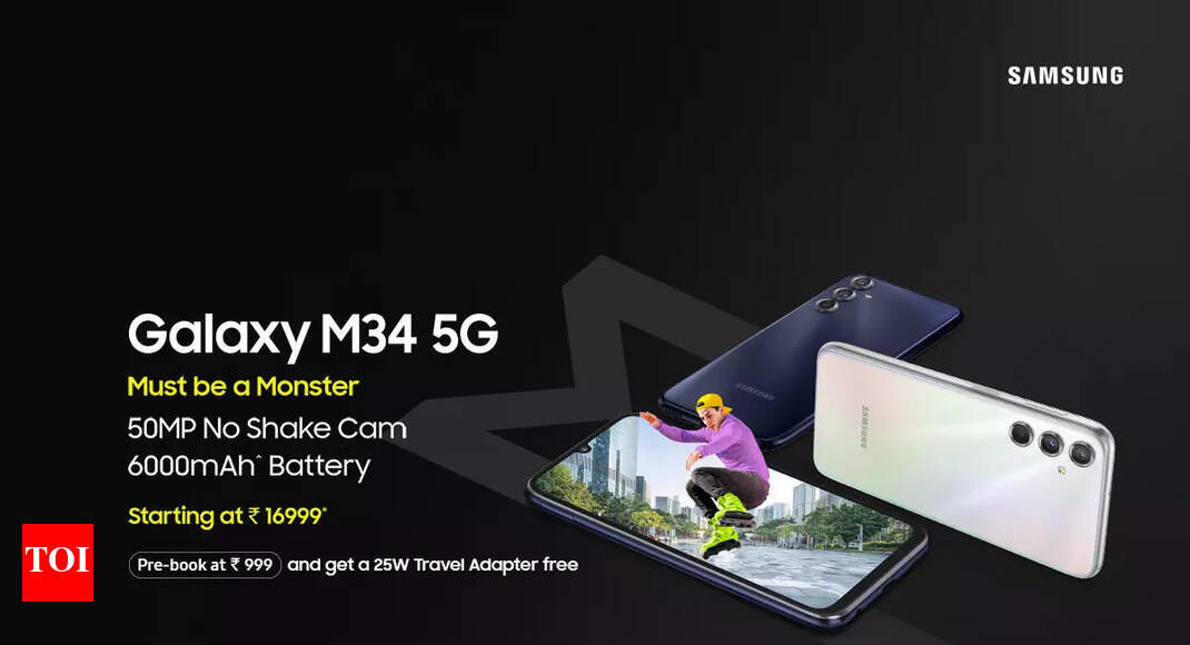 Galaxy M34 5G launched: The 'Monster' smartphone redefines the under-20K segment! - Vimarsana News