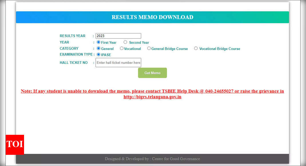 TSBIE Intermediate 1st & 2nd Year Supplementary Result 2023 announced