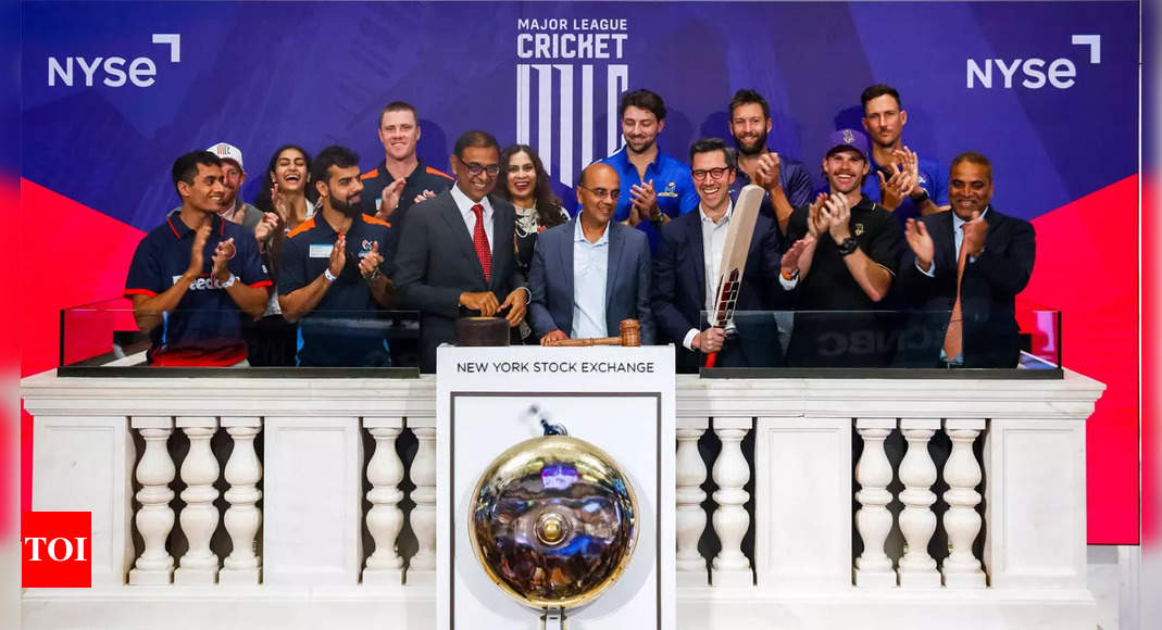Major League Cricket celebrates launch with NYSE closing bell ceremony – Times of India