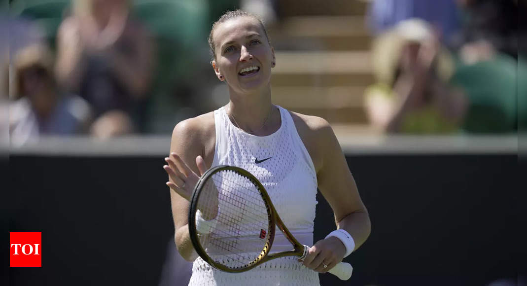 Wimbledon: Former champion Petra Kvitova cruises into the third round | Tennis News – Times of India