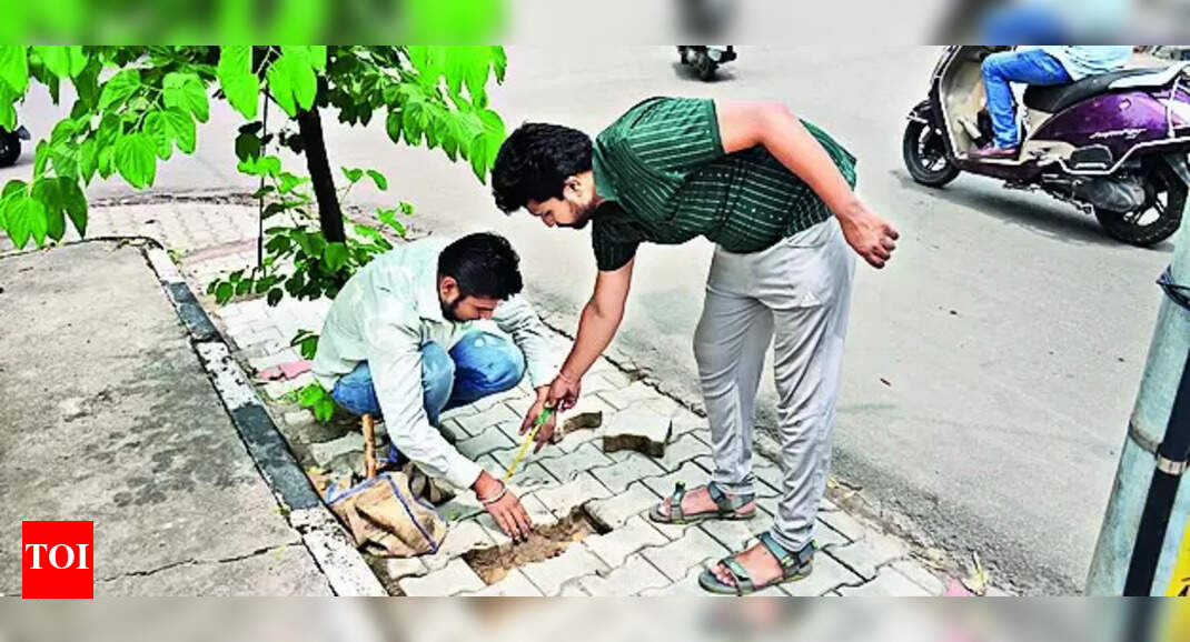Cvo: Cvo Team Inspects Quality Of Road Works | Ludhiana News - Vimarsana News