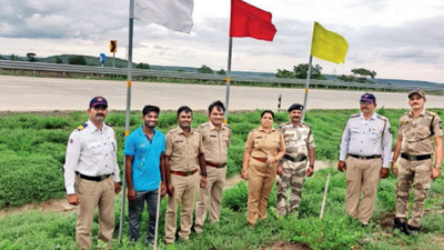 Colourful flags, announcements to curb highway hypnosis