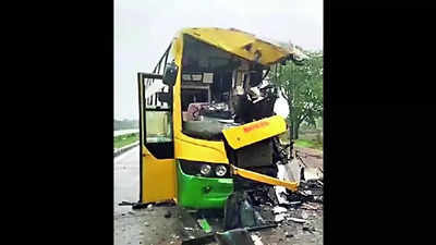 3 killed as bus on way to PM Modi's meet collides with truck in Bilaspur