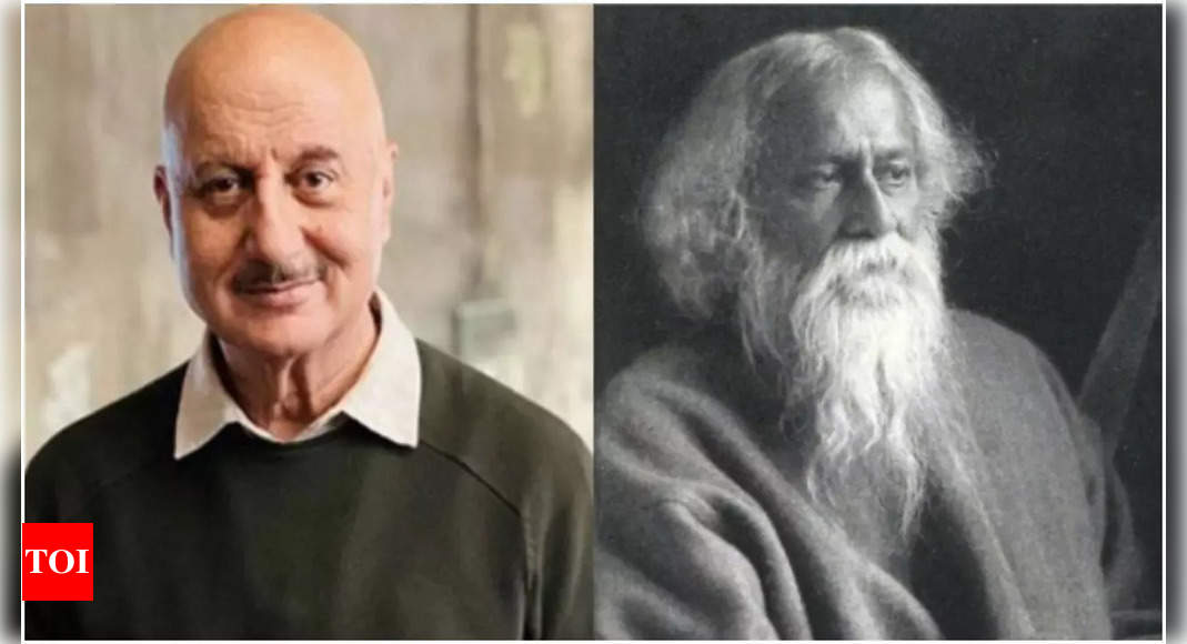 Anupam Kher to portray Rabindranath Tagore in next film, actor shares