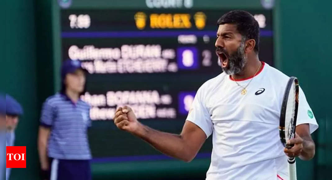 Rohan Bopanna and Matthew Ebden survive scare to enter second round at Wimbledon | Tennis News – Times of India