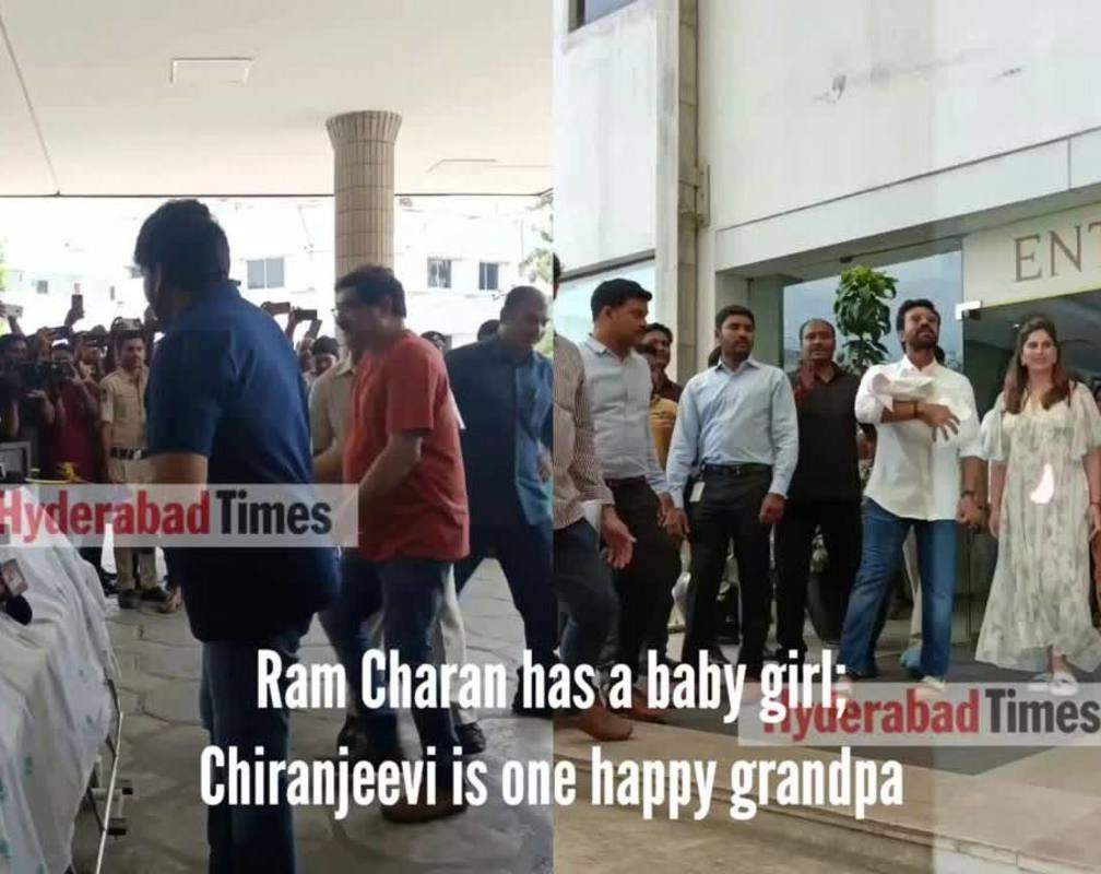 
Ram Charan has a baby girl named Klin Kaara: Mega family visits Upasana Konidela at the hospital
