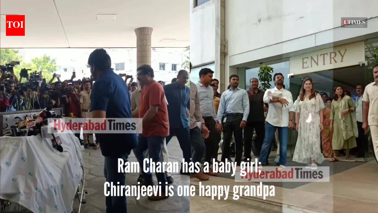 Ram Charan has a baby girl named Klin Kaara: Mega family visits Upasana ...