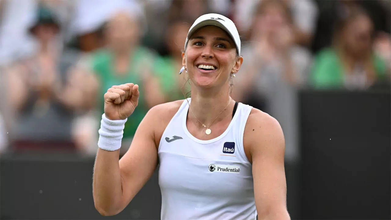 Wimbledon Beatriz Haddad Maia beats Sorana Cirstea in nick of time before rain sets in Tennis News