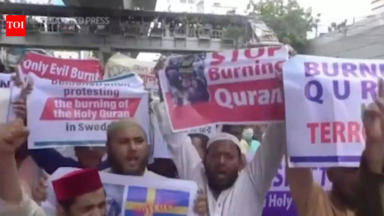 Protests in Bangladesh after Quran burning
