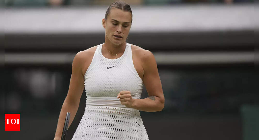Wimbledon: Sabalenka back in the groove in third round win | Tennis