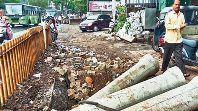 Pedestrians in Pune struggle at every step, blame road & Metro work