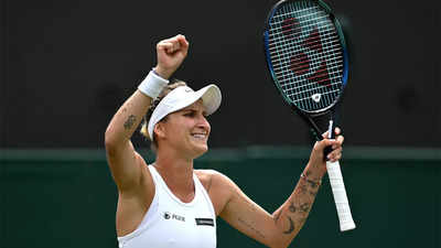 Marketa Vondrousova into first Wimbledon quarter-final