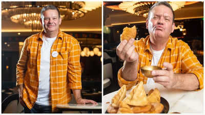 Samosas are delicious, but tough on the waistline: Chef Gary Mehigan, former judge Masterchef Australia, who was in Mumbai recently