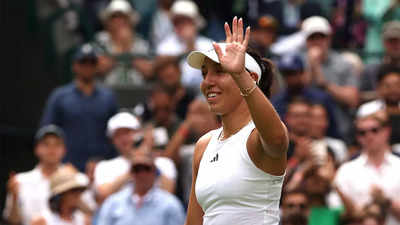 Jessica Pegula hammers Lesia Tsurenko to reach Wimbledon quarters