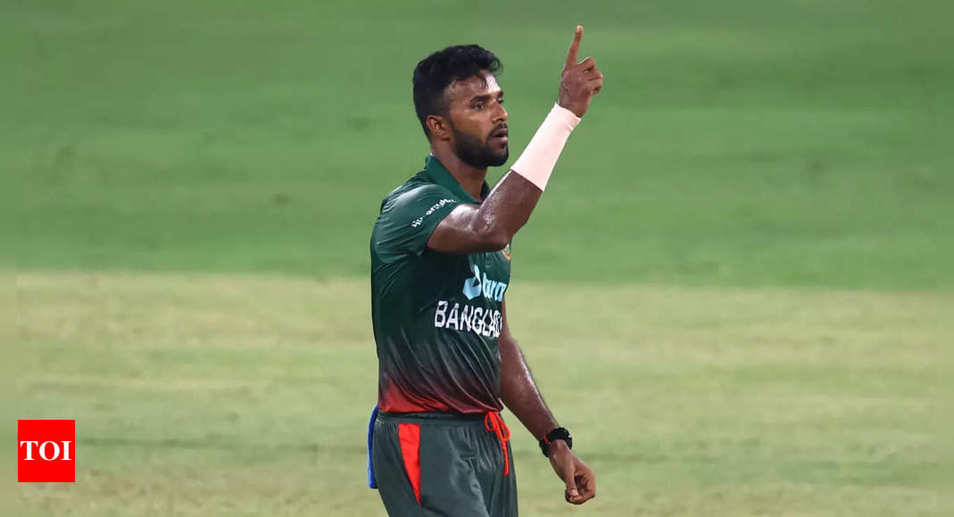 Twenty20 International: Bangladesh’s Ebadot Hossain ruled out of Afghanistan series | Cricket News – Times of India