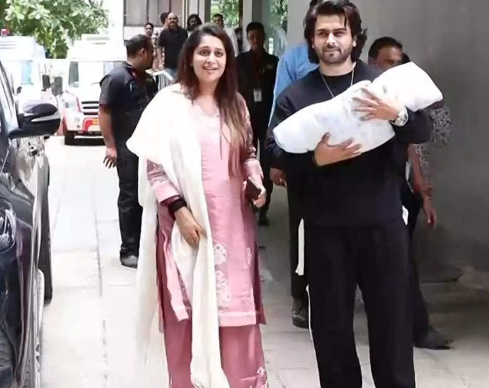 
Dipika Kakar and her newborn son get discharged from hospital, dad Shoaib Ibrahim holds the baby in his arms
