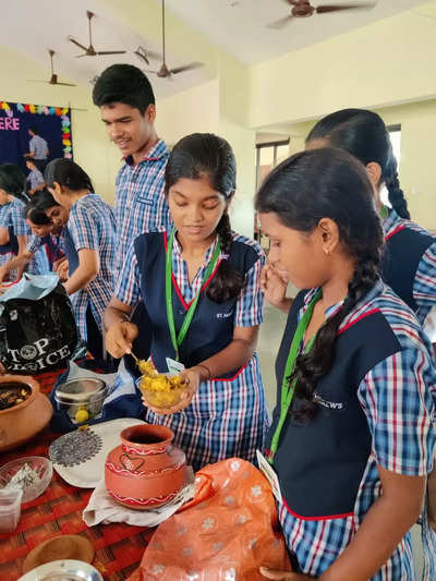 Students of St Andrew’s Higher Secondary celebrates the festival of Eid
