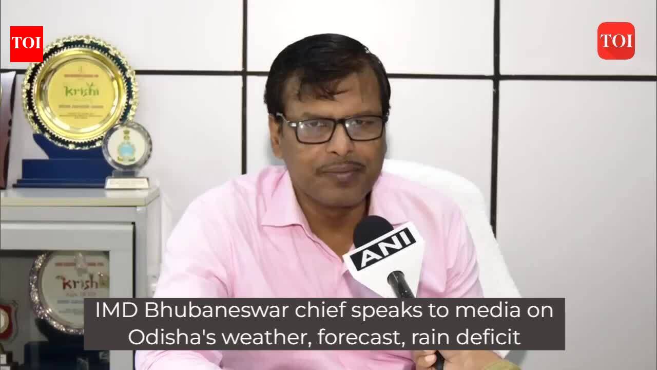 IMD Bhubaneswar chief speaks to media on Odisha's weather, forecast, rain deficit