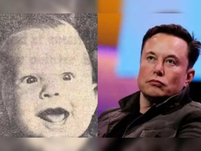 Elon Musk's childhood pic goes viral, here's how he reacted - Times of