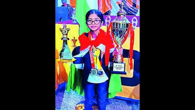 City’s Vedika is U-10 girls Western Asia champion