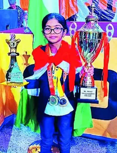 Vedika Pal emerges best player among Under-9 girls in Hyderabad