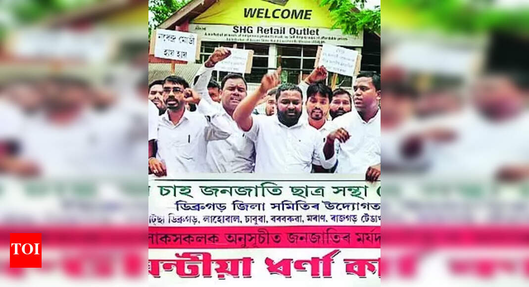 Attsa Stages Protest Over Demand For St Status To Tea Tribes | Guwahati ...