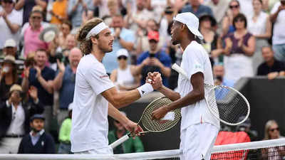 Christopher Eubanks, Wimbledon debutant at 27, sees off Tsitsipas in rollercoaster 5-setter