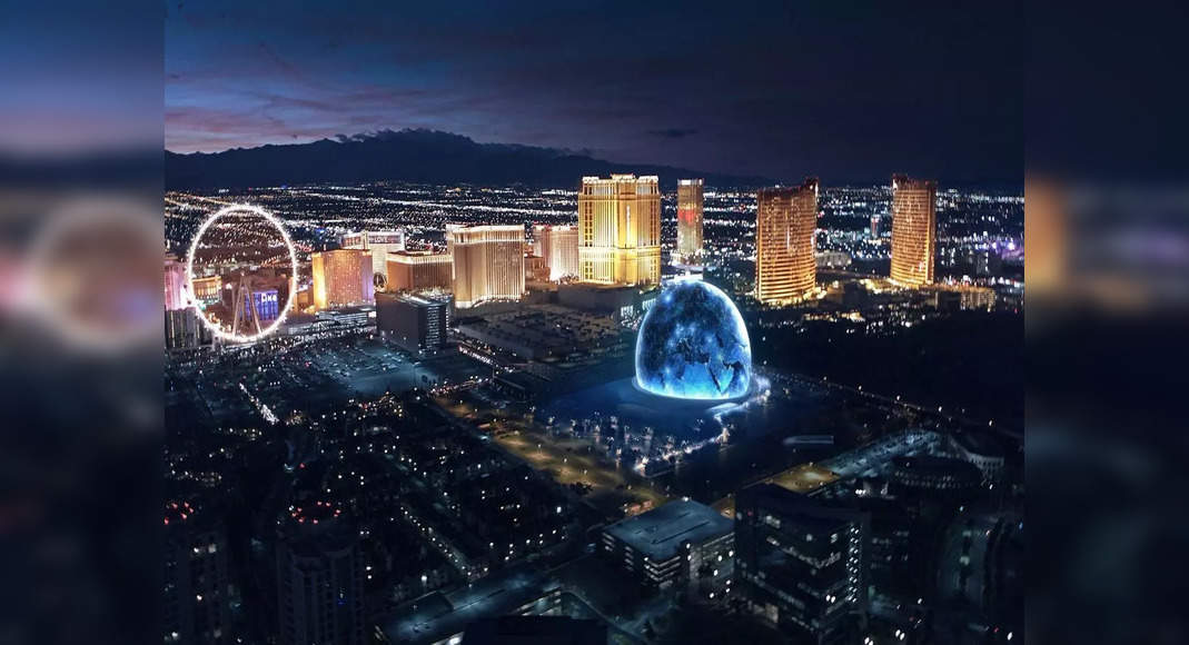 MSG Sphere in Las Vegas is the largest spherical structure in the world ...