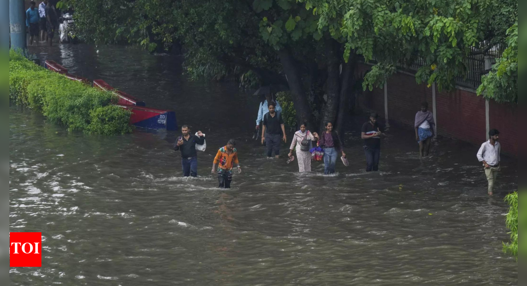 Delhi facing waterlogging as drains were not properly cleaned: LG V K Saxena | Delhi News - Vimarsana News