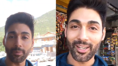 Ruslaan Mumtaz marks himself safe after being stuck in heavy floods in Manali, says ' We are safe now and trying to figure out how to get back'