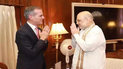 US envoy meets Union home minister Amit Shah, talks terror fight, drug-trafficking