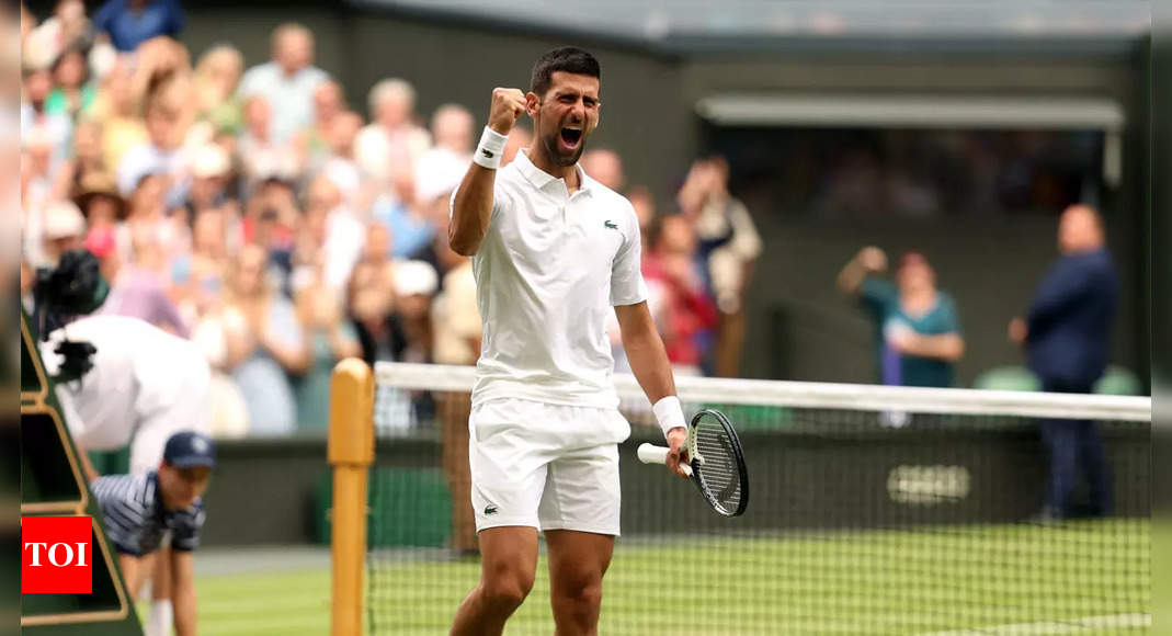 Novak Djokovic into 12th Wimbledon semi-final, 46th at Slams | Tennis News – Times of India