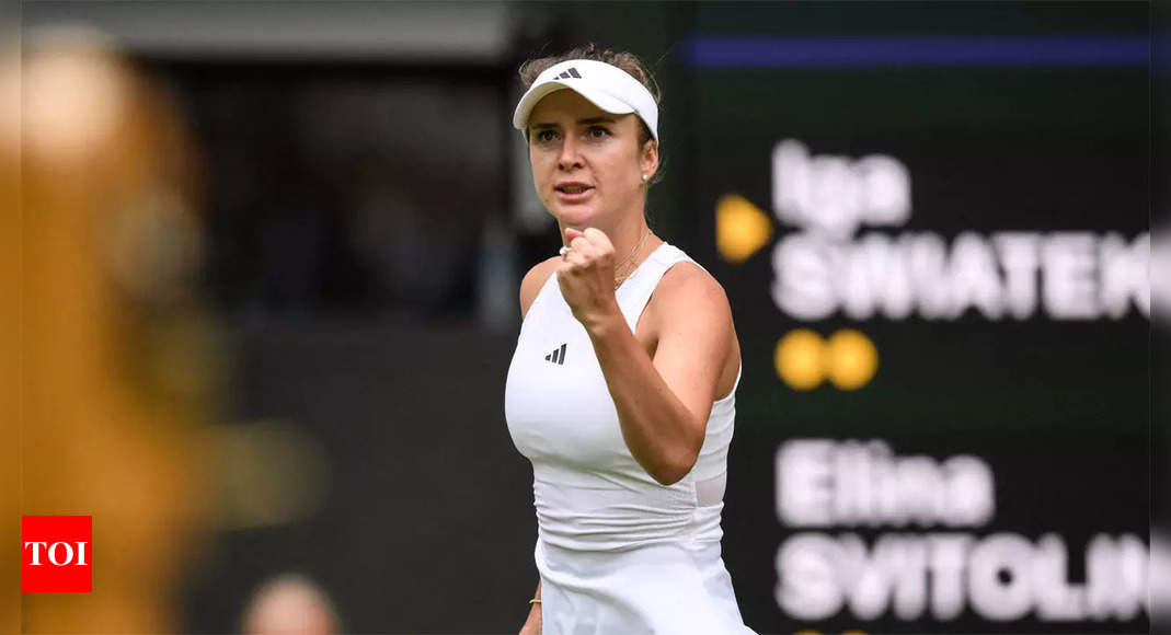 Ukraine’s Wimbledon semi-finalist Elina Svitolina has no time to lose | Tennis News – Times of India